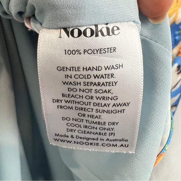 Nookie Simone Frill Maxi Blue Women's Size XS - Picture 13 of 14